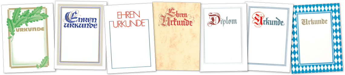 Individuelle Urkunden