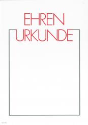 Neutrale Ehrenurkunde 