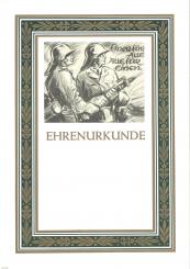 Neutrale Feuerwehr Ehrenurkunde 