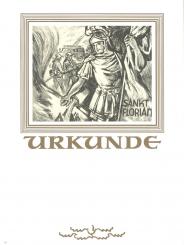 Neutrale Feuerwehrurkunde 