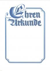 Neutrale Ehrenurkunde 
