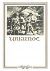 Neutrale Feuerwehr Urkunde 