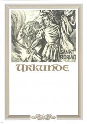 Neutrale Feuerwehr Urkunde 