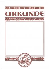 Neutrale Feuerwehrurkunde 