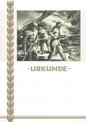 Neutrale Feuerwehrurkunde 