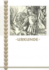 Neutrale Feuerwehrurkunde 