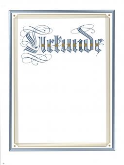 Neutrale Urkunde 24x32 