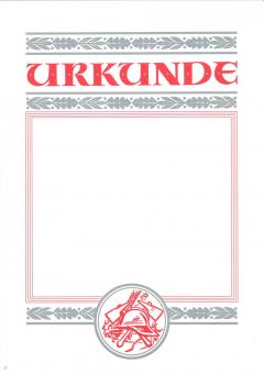 Neutrale Feuerwehrurkunde 