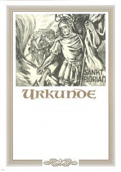 Neutrale Feuerwehr Urkunde 