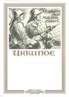 Neutrale Feuerwehr Urkunde 